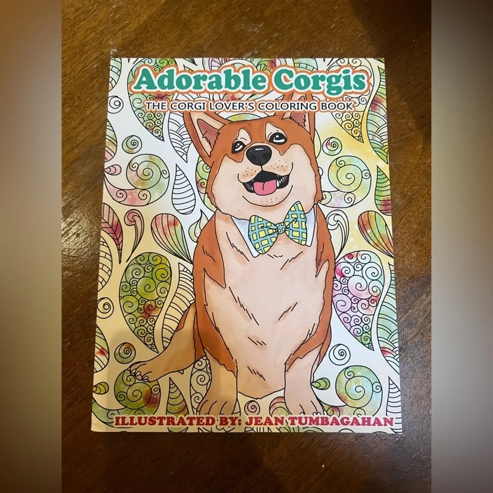 Set of 5 Corgis Coloring Books